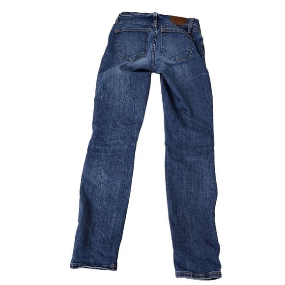 Madewell Jeans Womens 26 Blue Maternity Skinny Over the Belly Low Rise Stretch - Picture 4 of 11